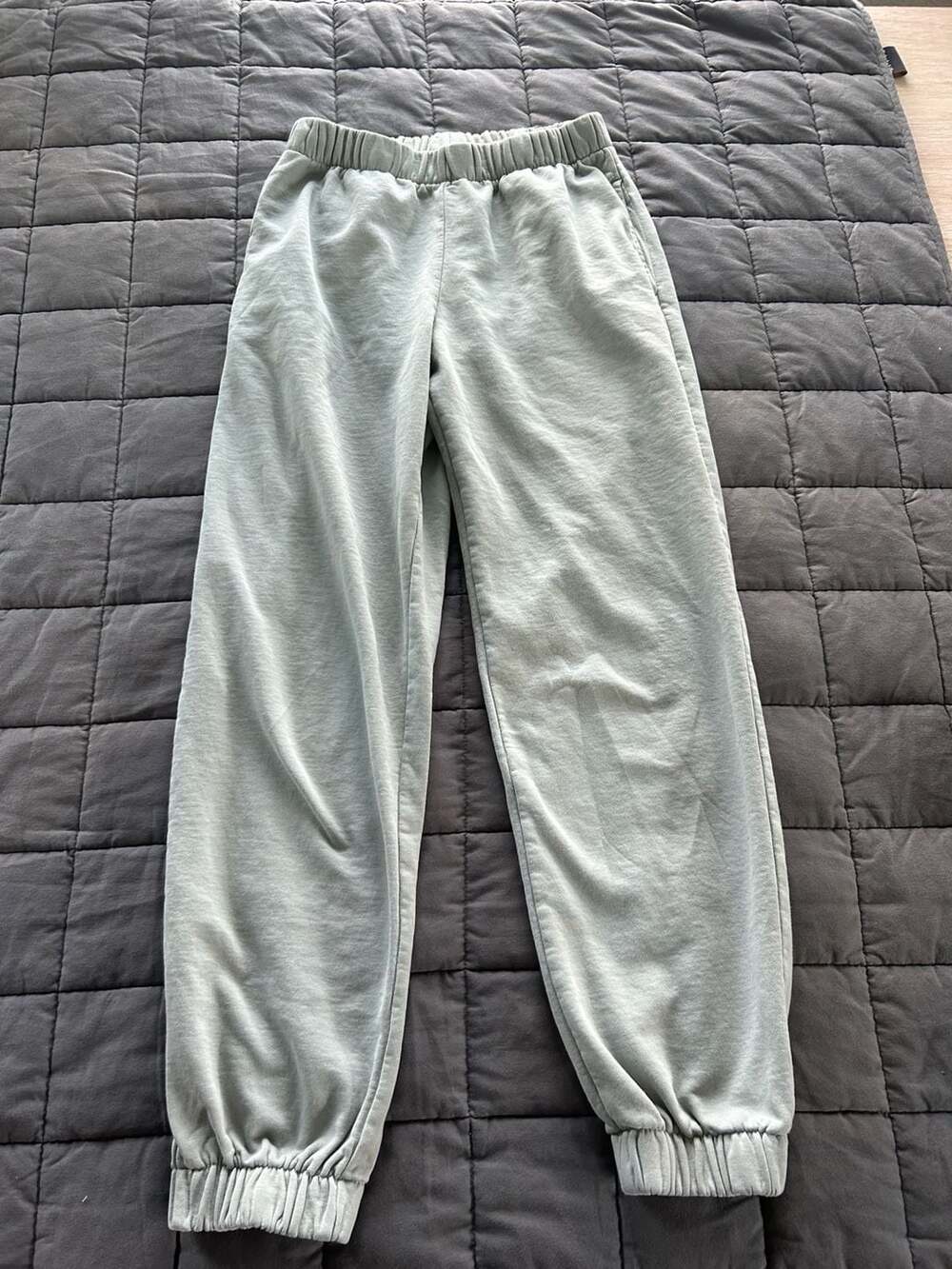 Brandy Melville John Galt California Sage Green Elastic Waist Jogger Sweatpants